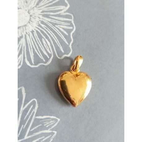RESERVE Pendentif coeur or 750/1000 - 15 x 12 mm 